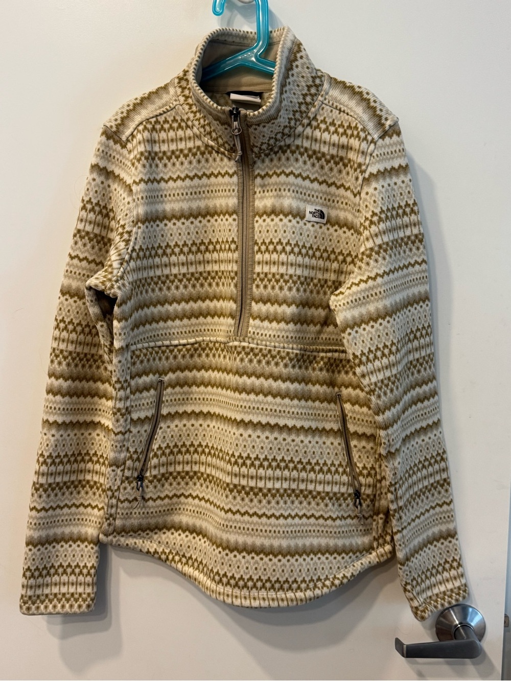 The North Face Women’s Fair Isle Fleece Quarter Zip Pullover Size Small